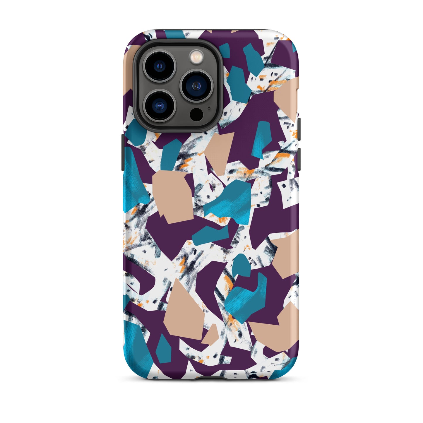 iPhone Dual-Layered Tough Case With Raised Bezel - Abstract Geo