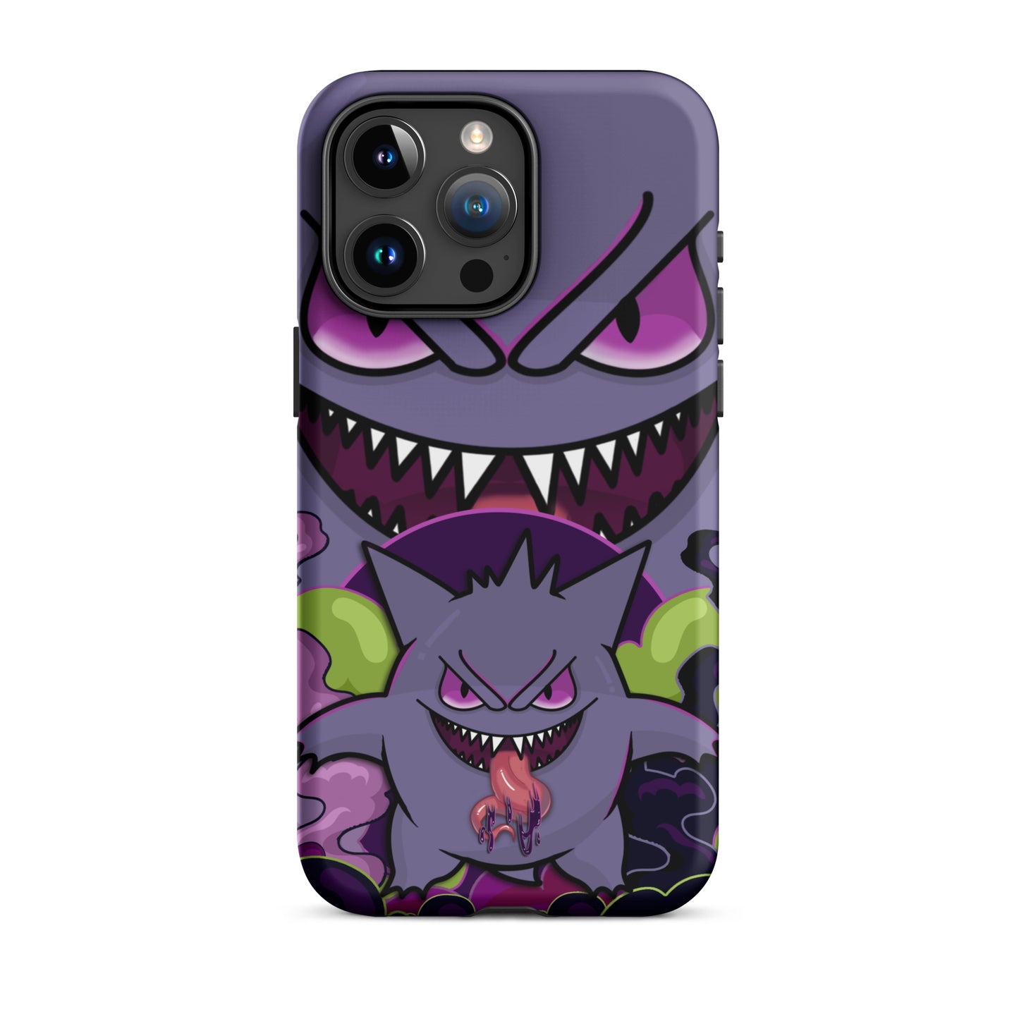 iPhone Dual-Layered Tough Case With Raised Bezel - Gengar EVO