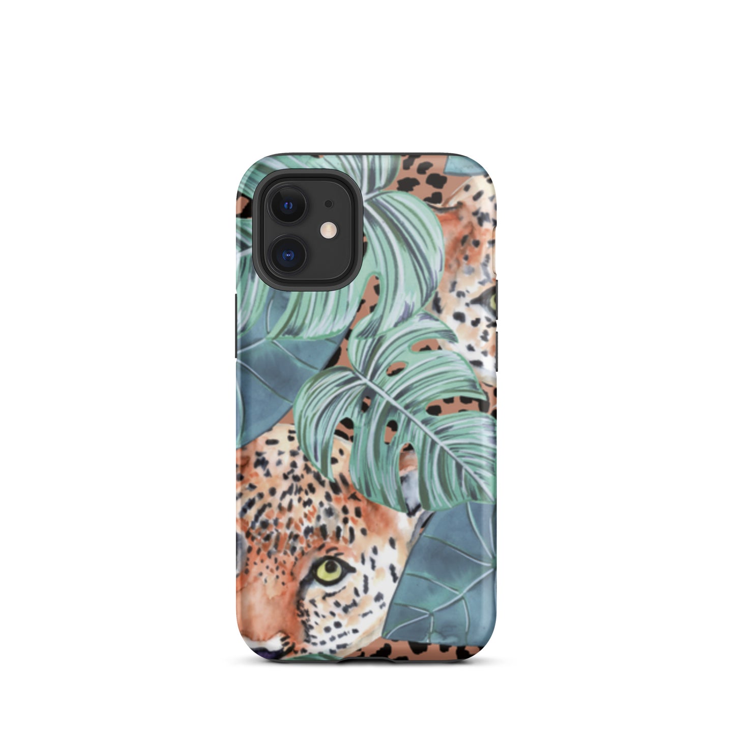 iPhone Dual-Layered Tough Case With Raised Bezel - Jungle