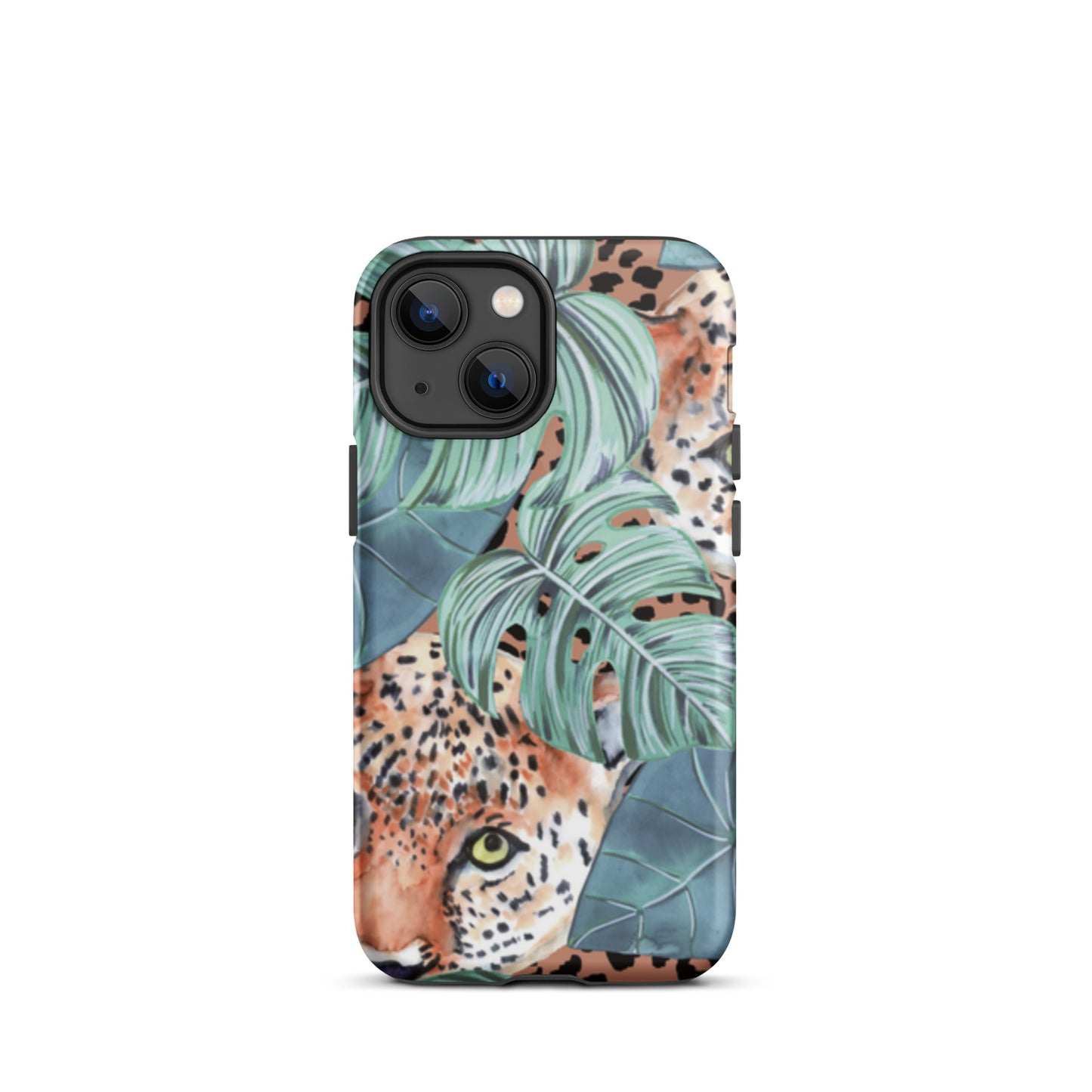 iPhone Dual-Layered Tough Case With Raised Bezel - Jungle