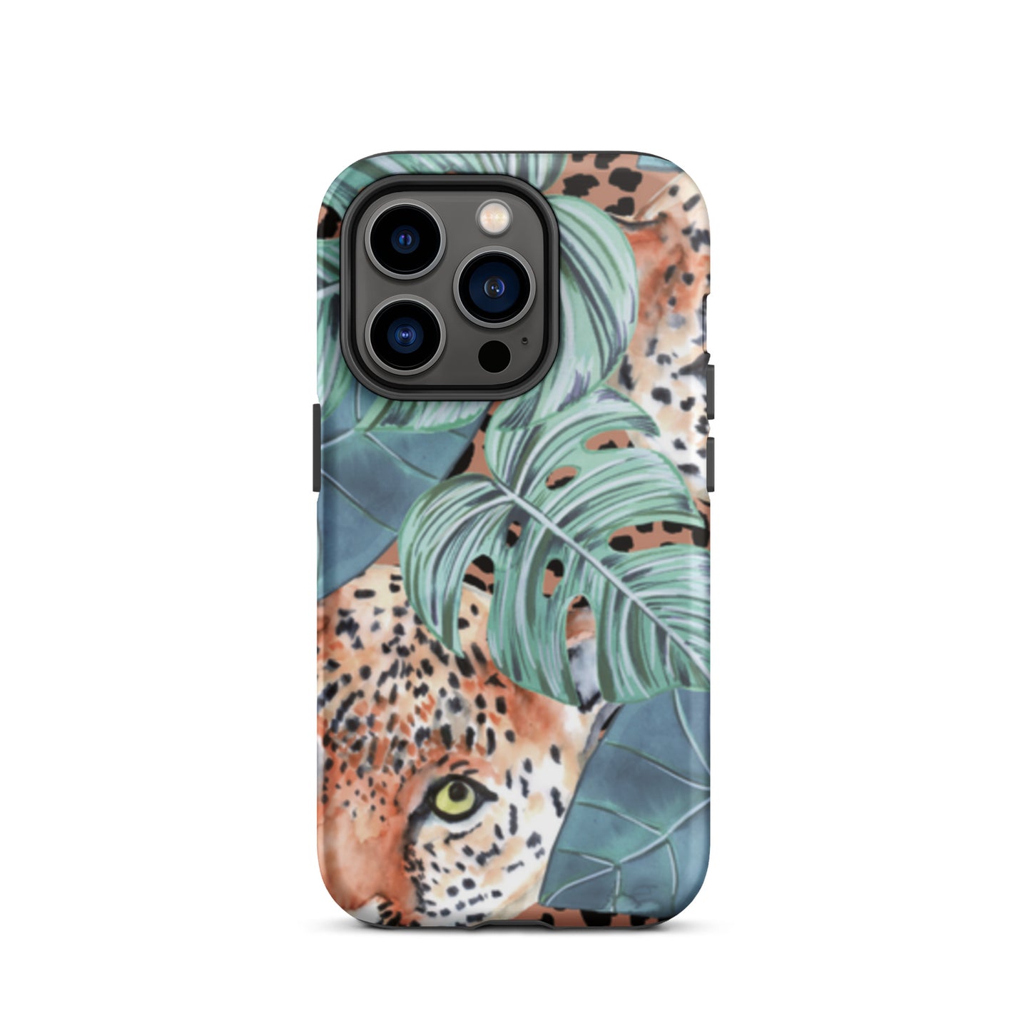 iPhone Dual-Layered Tough Case With Raised Bezel - Jungle
