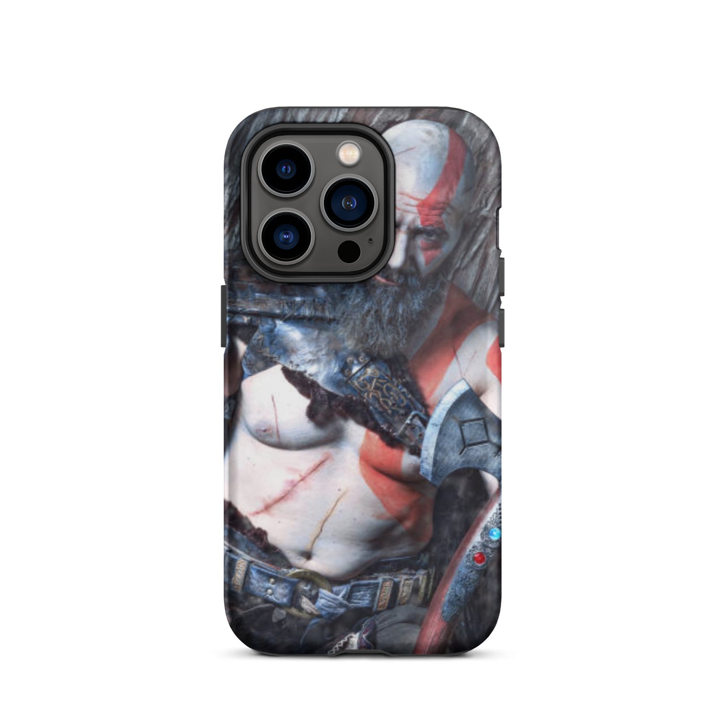 iPhone Dual-Layered Tough Case With Raised Bezel - God Of War