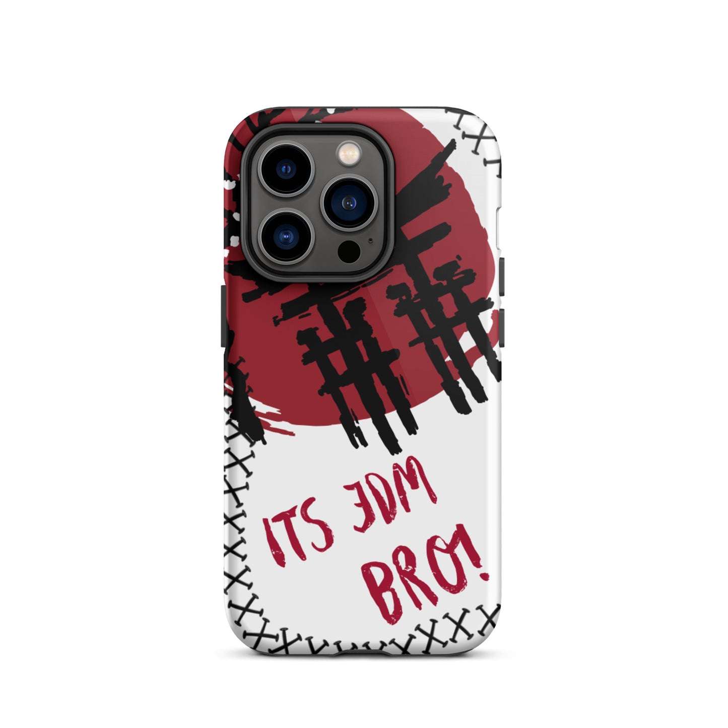 iPhone Dual-Layered Tough Case With Raised Bezel - Drift Stitch