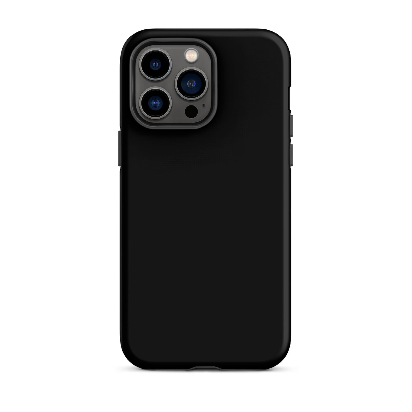 Solid Black iPhone 14 Pro Max Tough Case, Magsafe Charging, Dual-Layered with TPU Outer Hard Shell And Inner Rubber Sleeve. Best Protective iPhone Case In The UK.