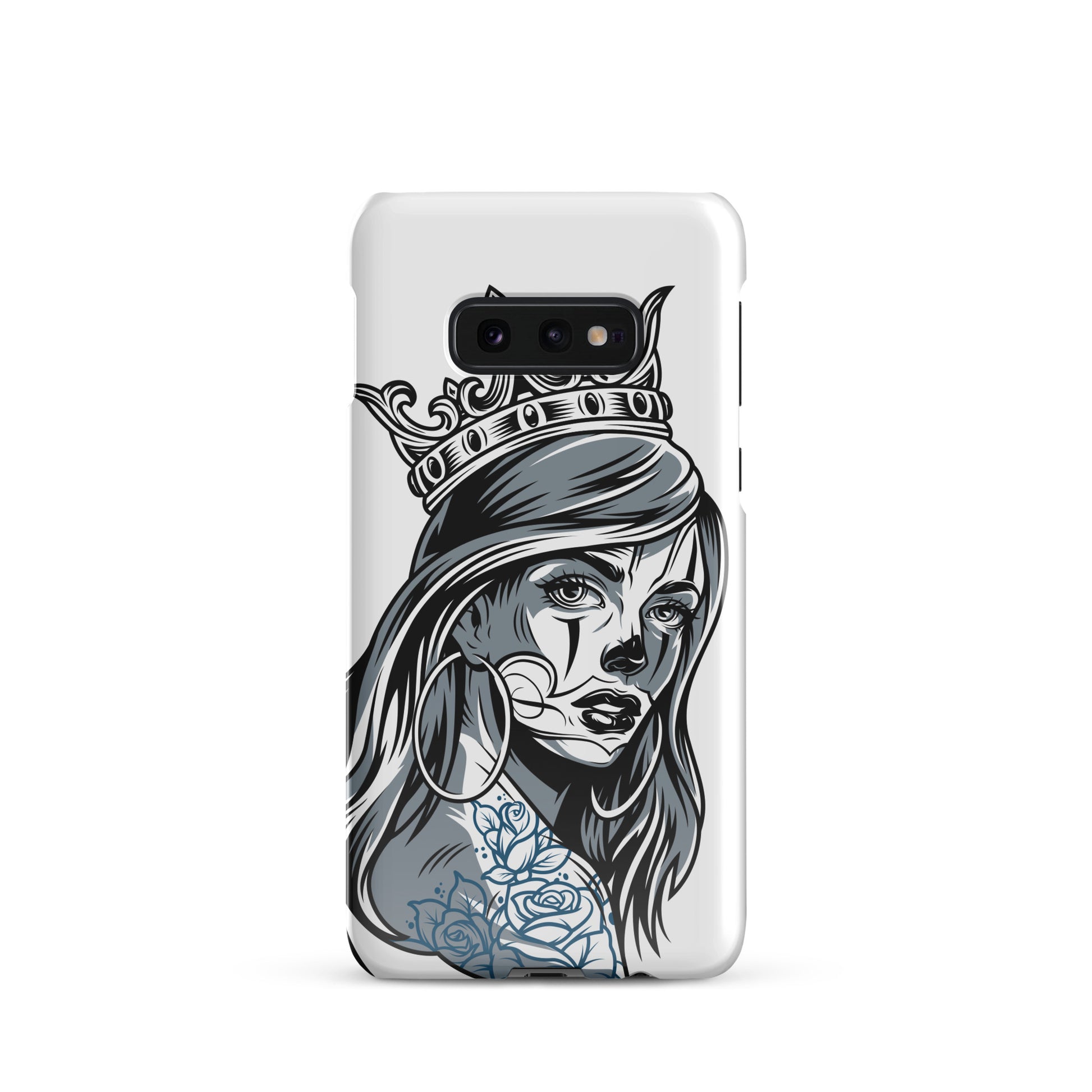 chicano-girl-design-snap-case-for-samsung-glossy-samsung-galaxy-s10e-front