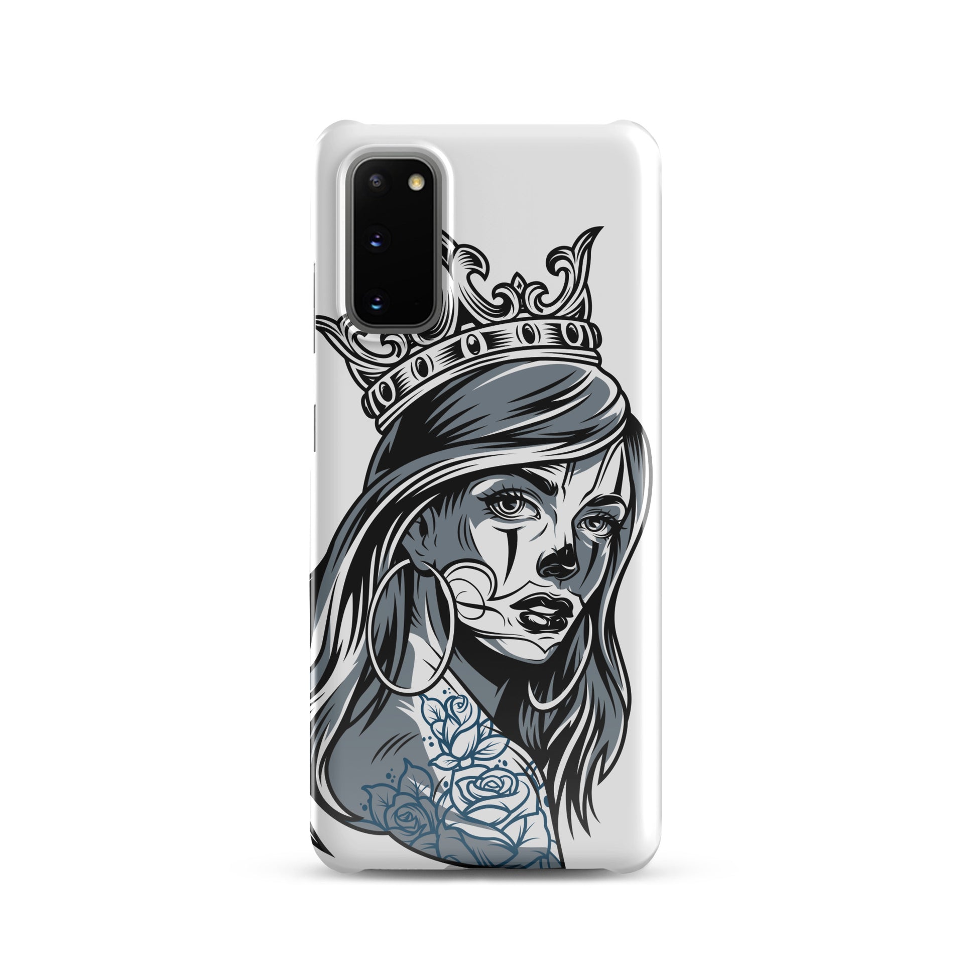 chicano-girl-design-snap-case-for-samsung-glossy-samsung-galaxy-s20-front