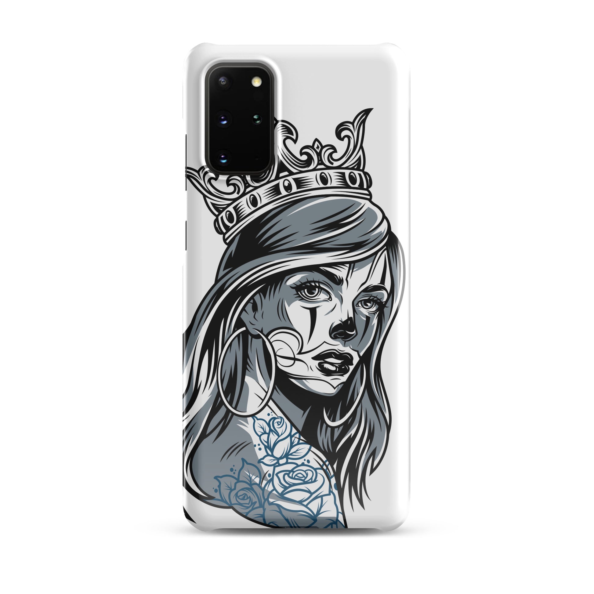 chicano-girl-design-snap-case-for-samsung-glossy-samsung-galaxy-s20-plus-front