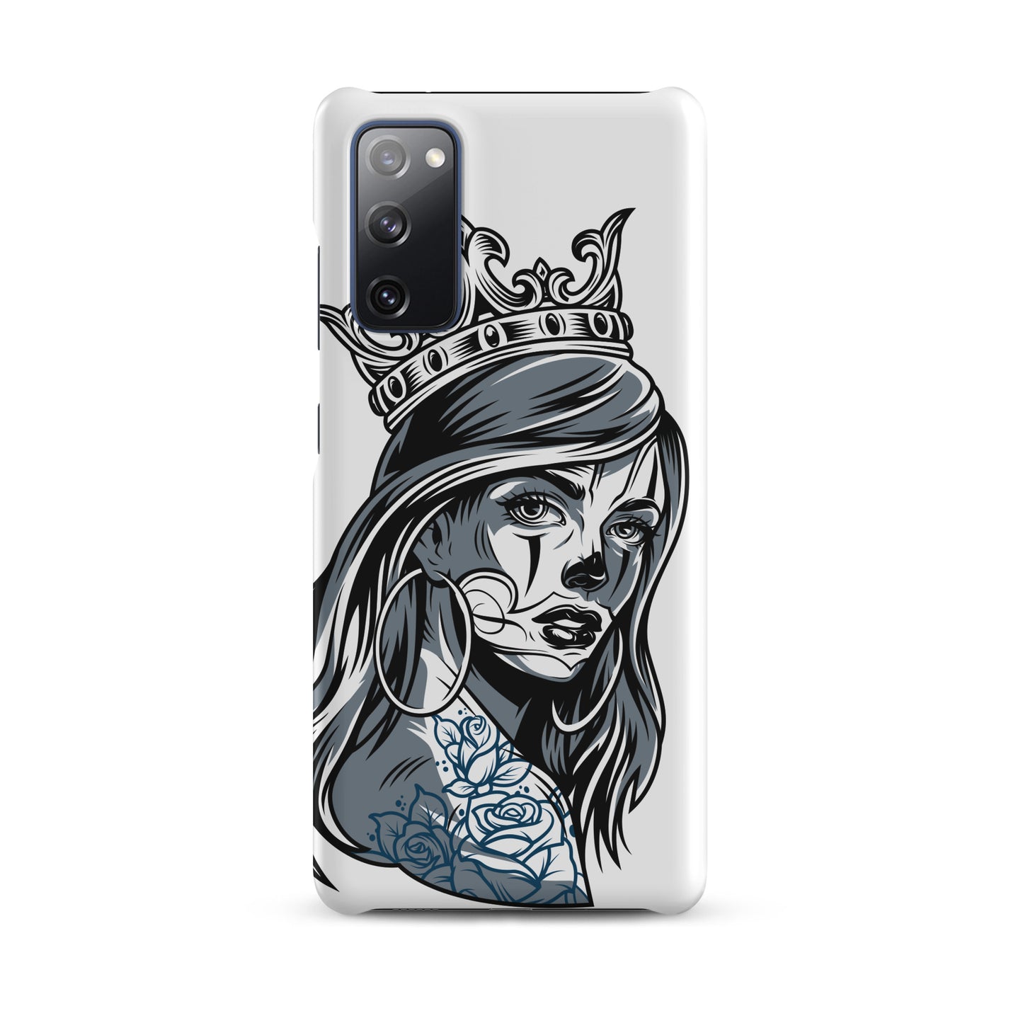 chicano-girl-design-snap-case-for-samsung-matte-samsung-galaxy-s20-fe-front