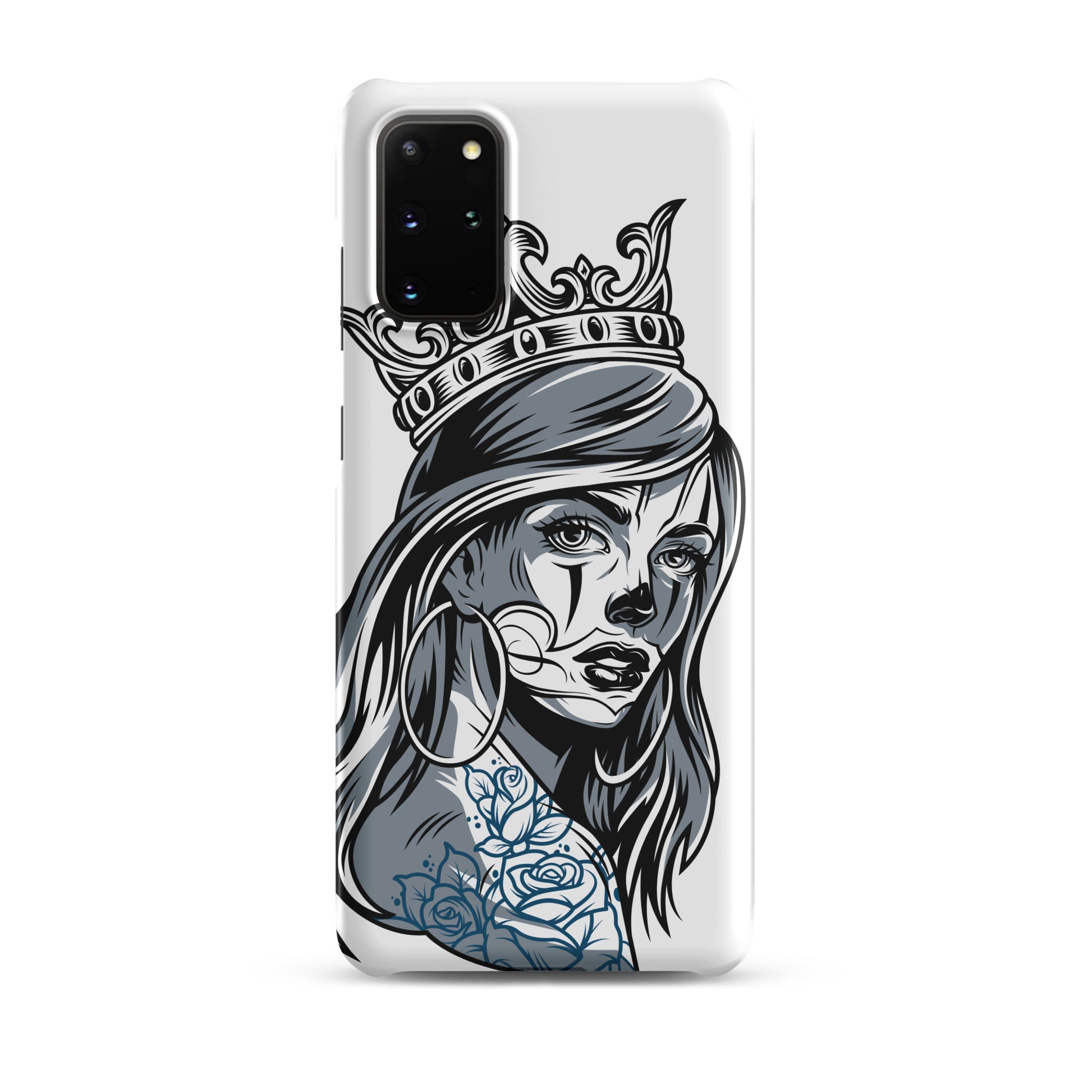 chicano-girl-design-snap-case-for-samsung-matte-samsung-galaxy-s20-plus-front