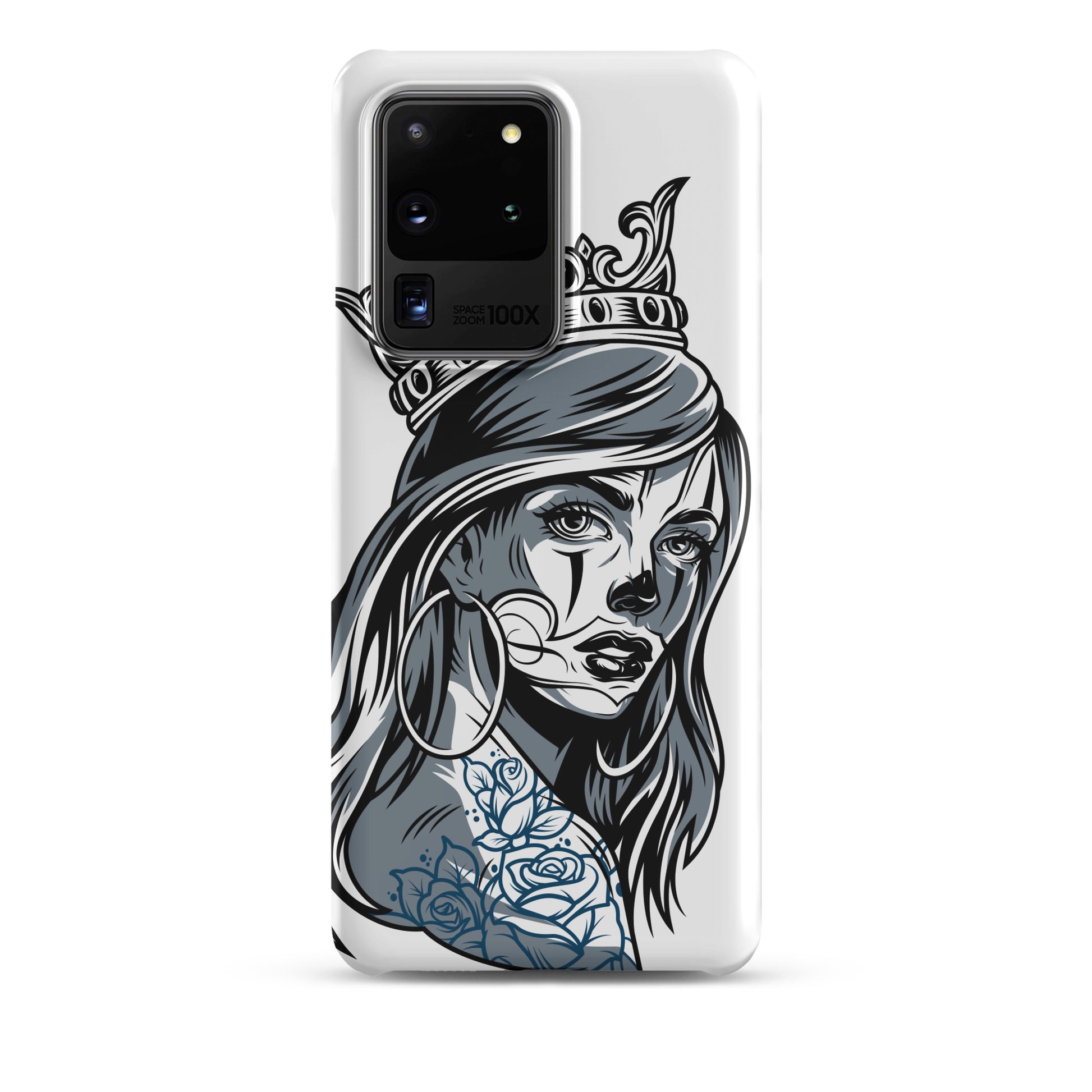 chicano-girl-design-snap-case-for-samsung-matte-samsung-galaxy-s20-ultra-front