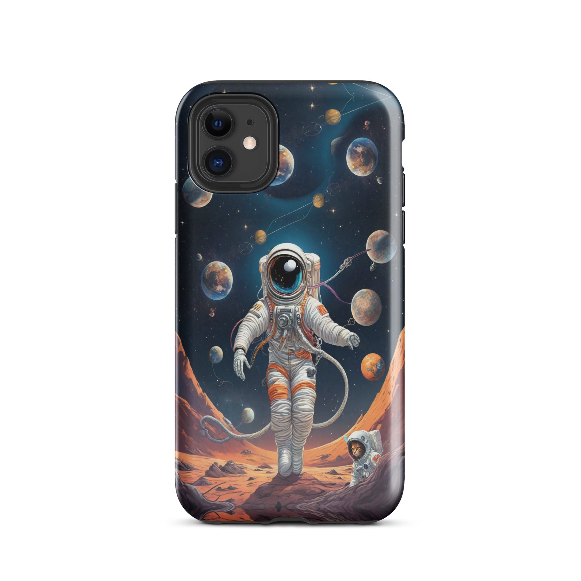 tough-case-for-iphone-glossy-iphone-11-front-Astronaut-Design
