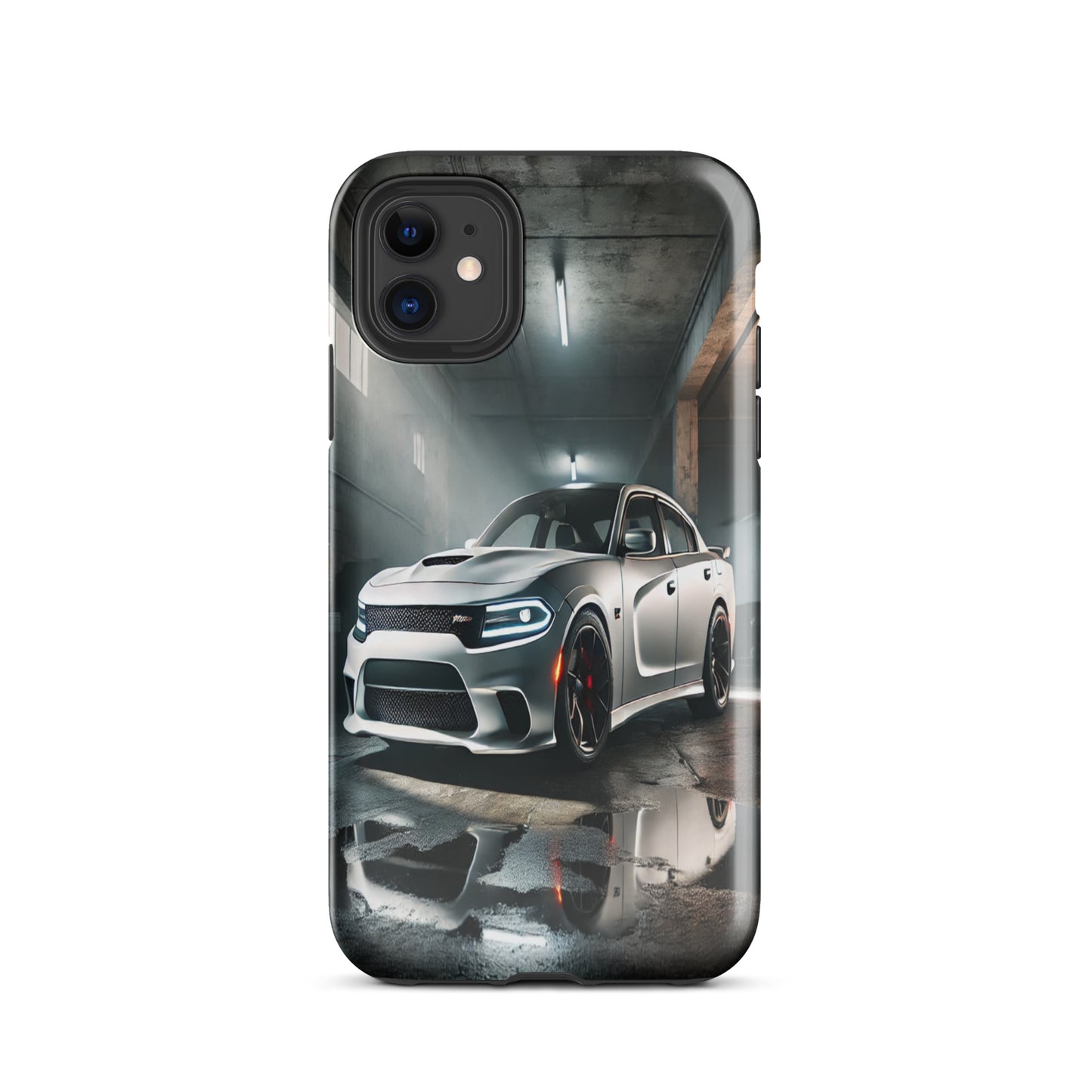 iPhone Dual-Layered Tough Case With Raised Bezel - Dodge Charger Hellcat