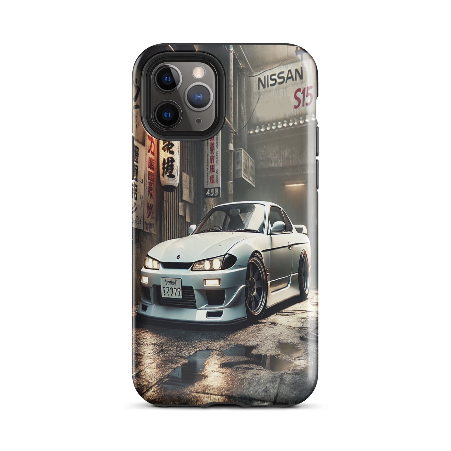 iPhone Dual-Layered Tough Case With Raised Bezel - Nissan Silvia S15