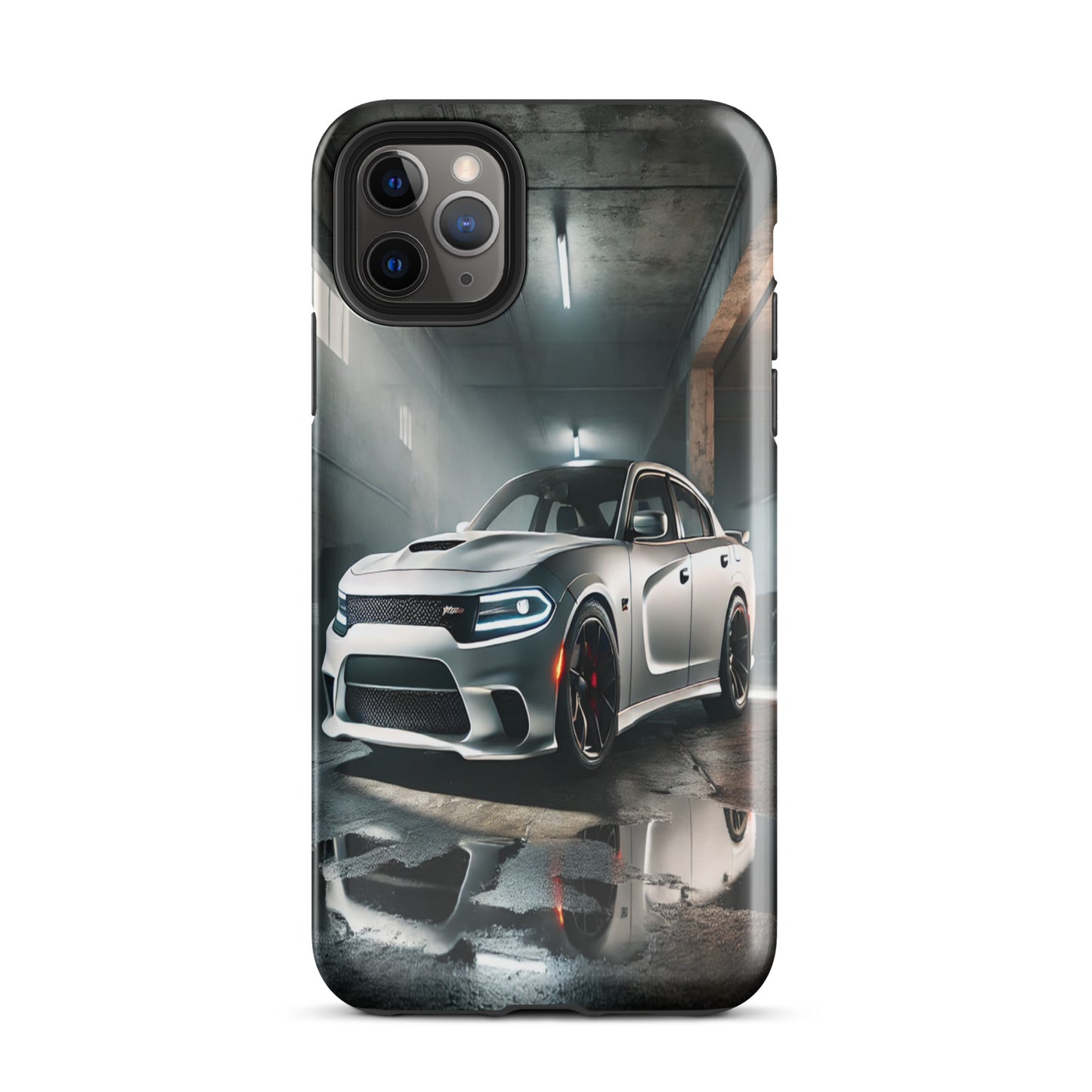 iPhone Dual-Layered Tough Case With Raised Bezel - Dodge Charger Hellcat