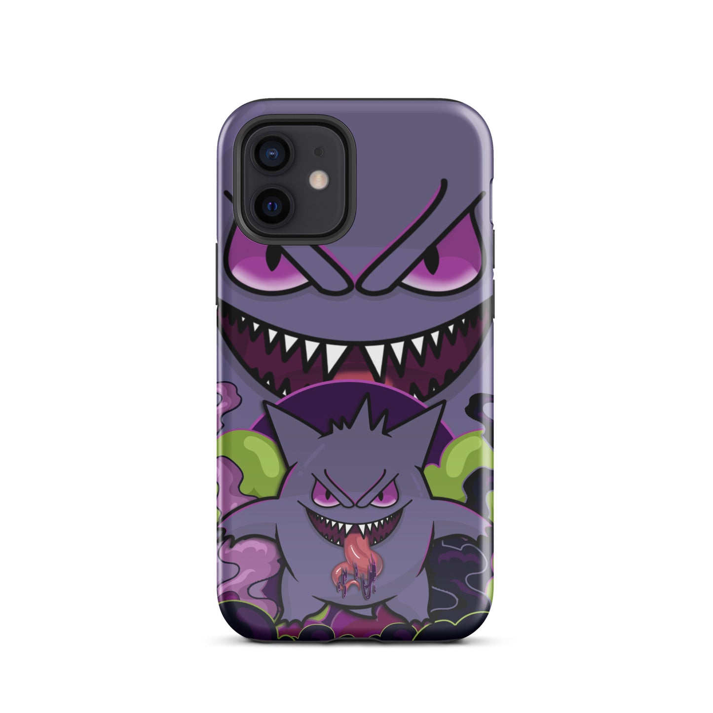 iPhone Dual-Layered Tough Case With Raised Bezel - Gengar EVO