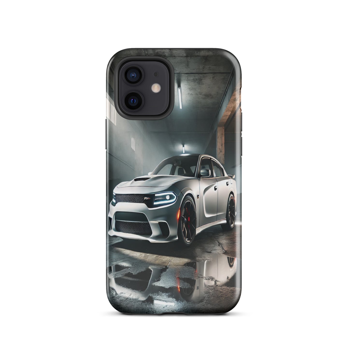 iPhone Dual-Layered Tough Case With Raised Bezel - Dodge Charger Hellcat