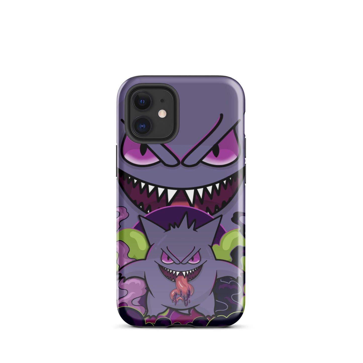 iPhone Dual-Layered Tough Case With Raised Bezel - Gengar EVO