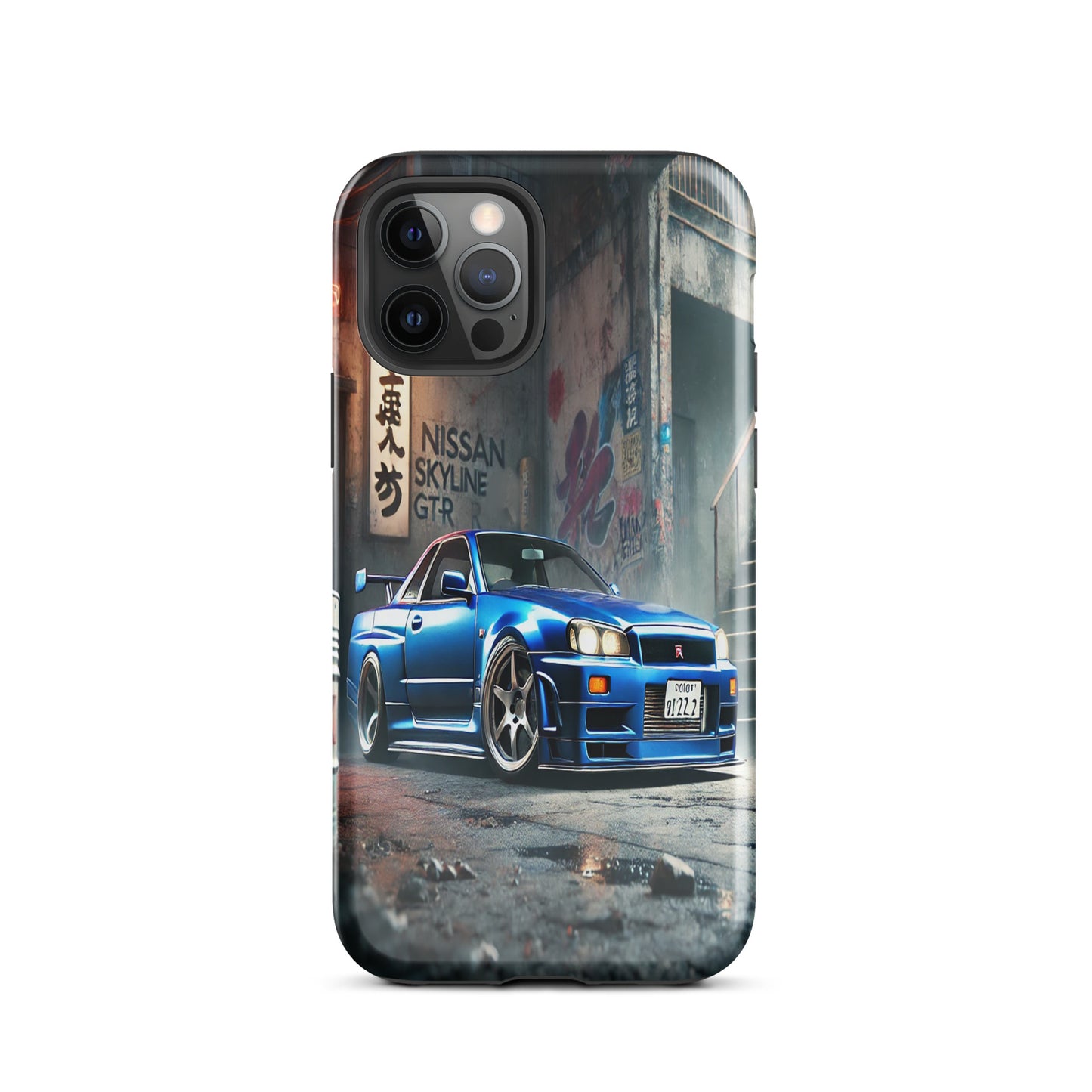 iPhone Dual-Layered Tough Case With Raised Bezel - Nissan Skyline R34 GT-R