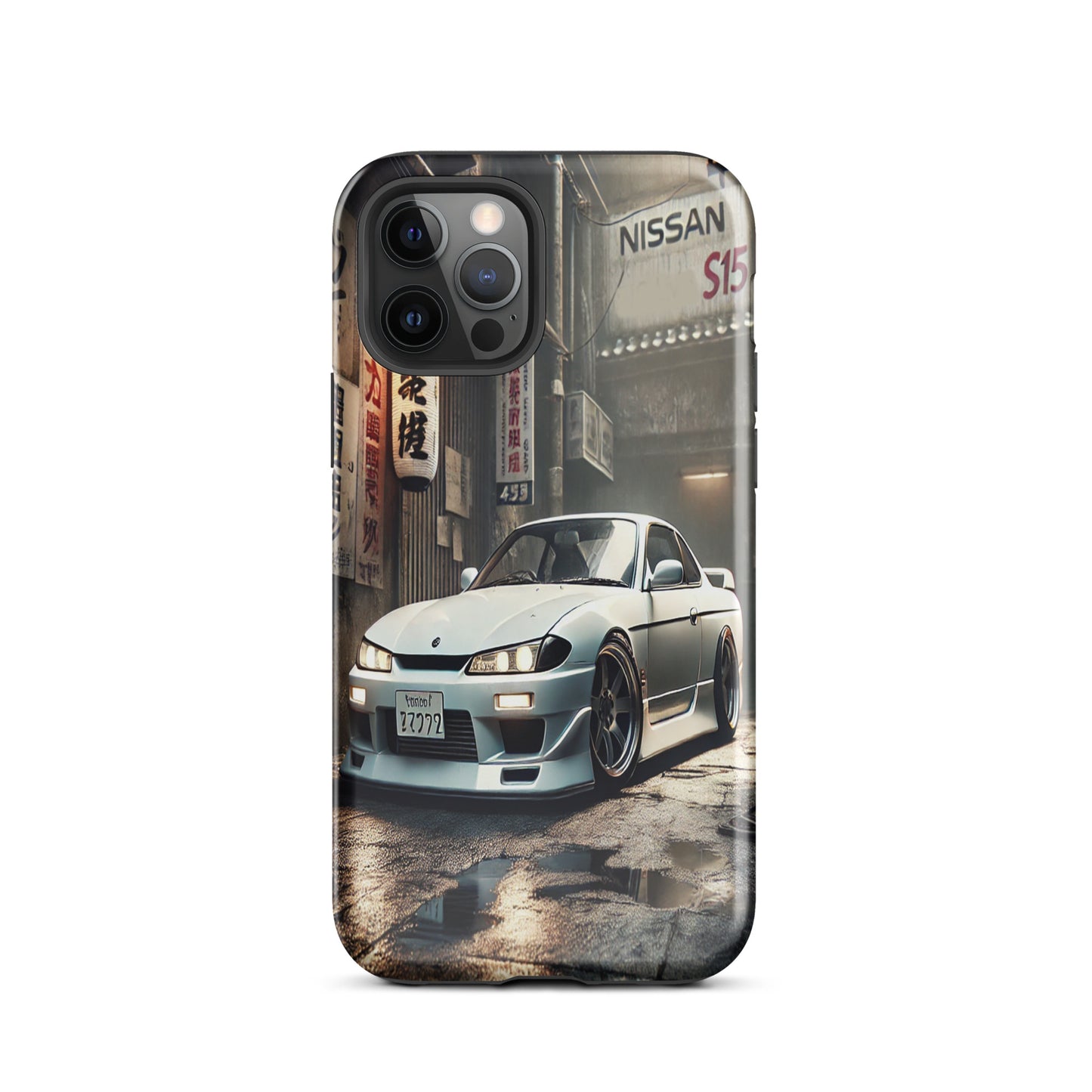 iPhone Dual-Layered Tough Case With Raised Bezel - Nissan Silvia S15