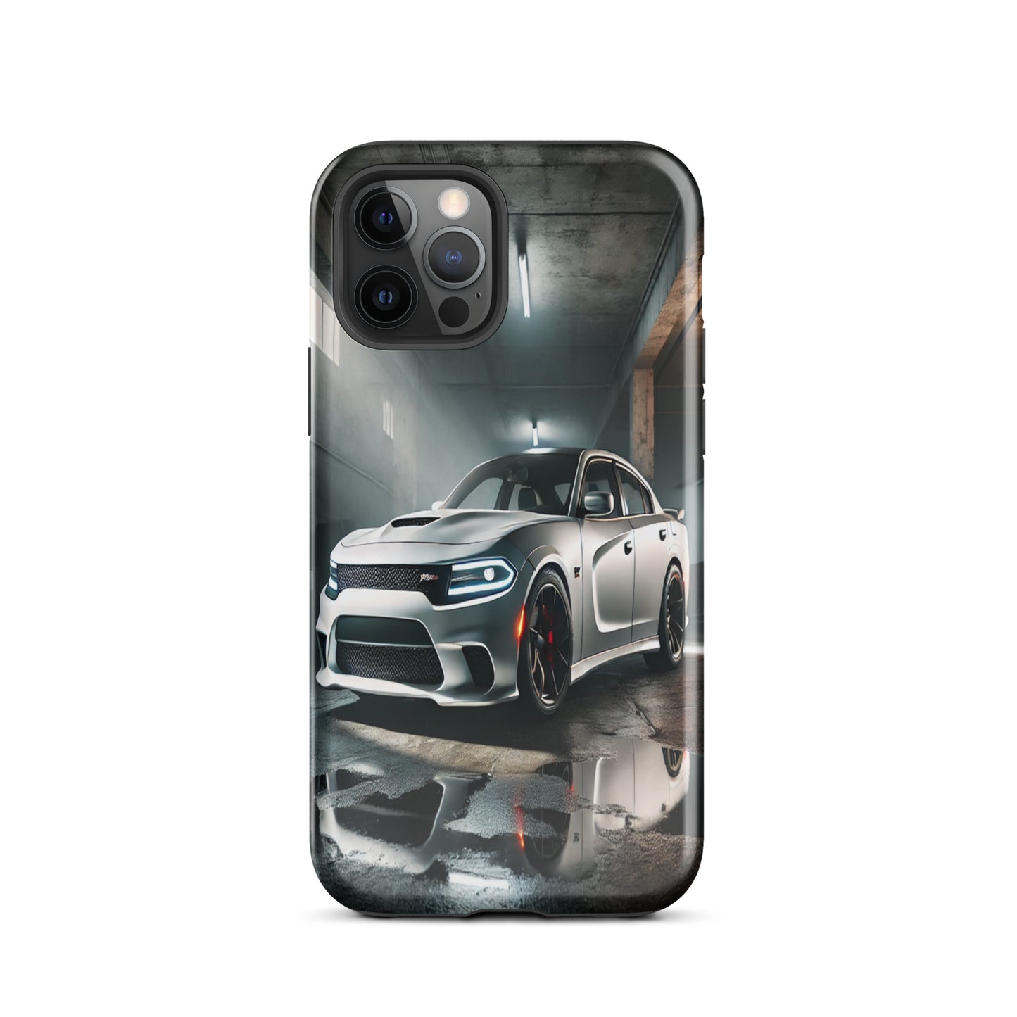 iPhone Dual-Layered Tough Case With Raised Bezel - Dodge Charger Hellcat