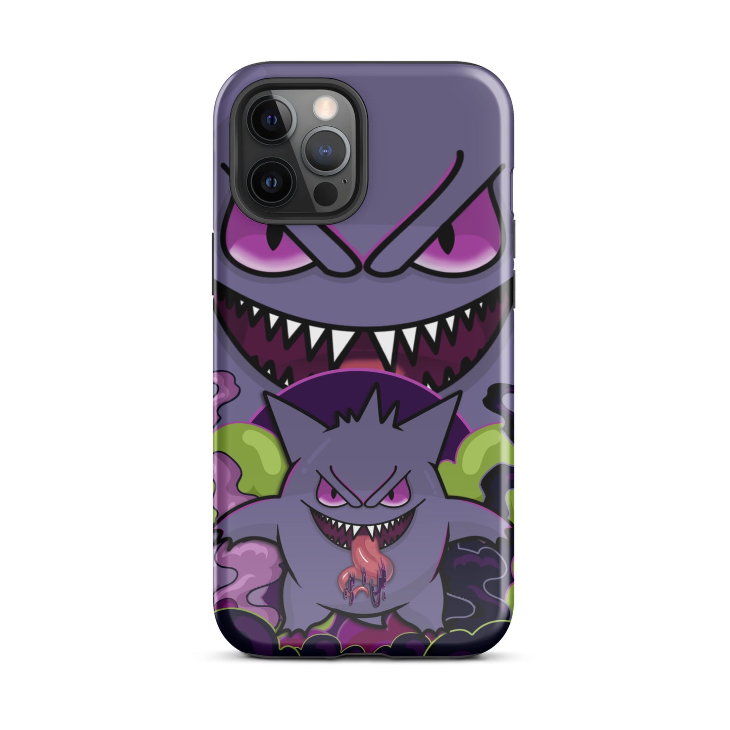 iPhone Dual-Layered Tough Case With Raised Bezel - Gengar EVO