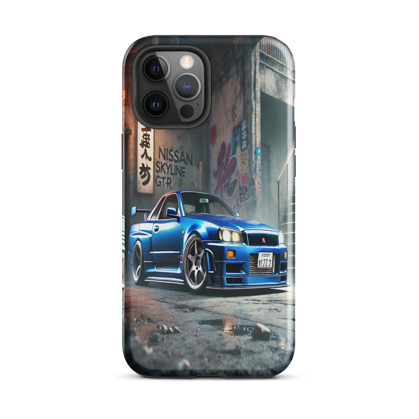 iPhone Dual-Layered Tough Case With Raised Bezel - Nissan Skyline R34 GT-R