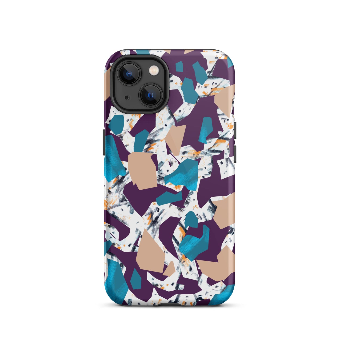 iPhone Dual-Layered Tough Case With Raised Bezel - Abstract Geo