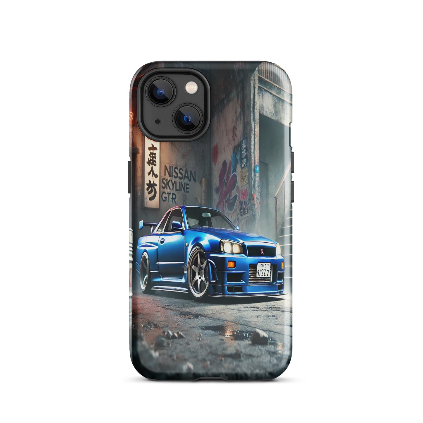 iPhone Dual-Layered Tough Case With Raised Bezel - Nissan Skyline R34 GT-R