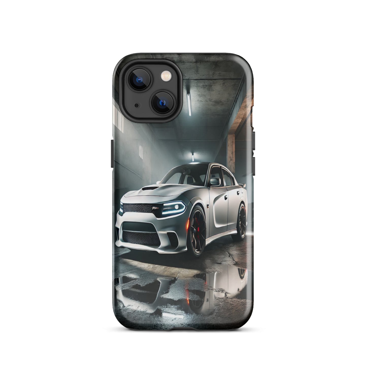 iPhone Dual-Layered Tough Case With Raised Bezel - Dodge Charger Hellcat