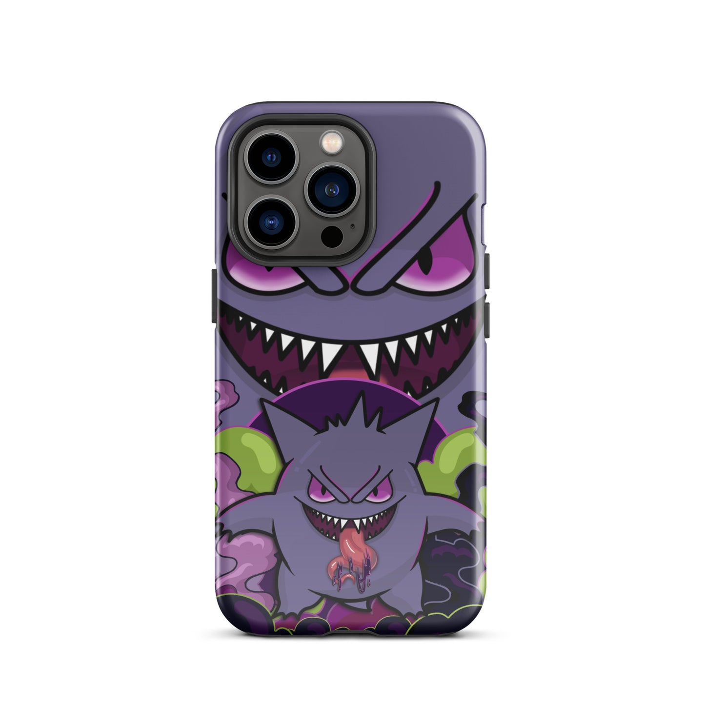 iPhone Dual-Layered Tough Case With Raised Bezel - Gengar EVO