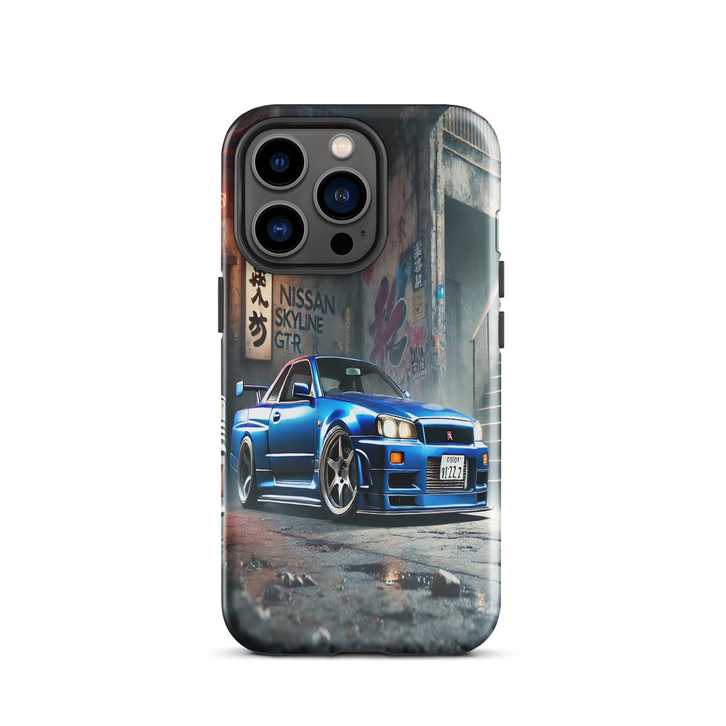 iPhone Dual-Layered Tough Case With Raised Bezel - Nissan Skyline R34 GT-R