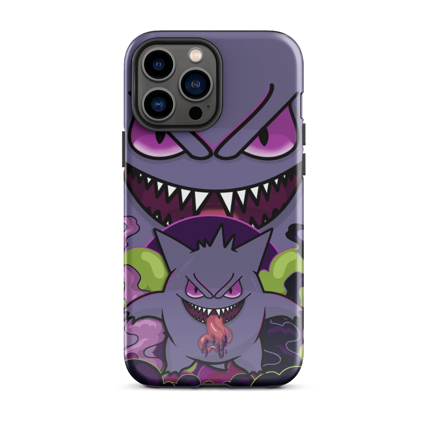 iPhone Dual-Layered Tough Case With Raised Bezel - Gengar EVO
