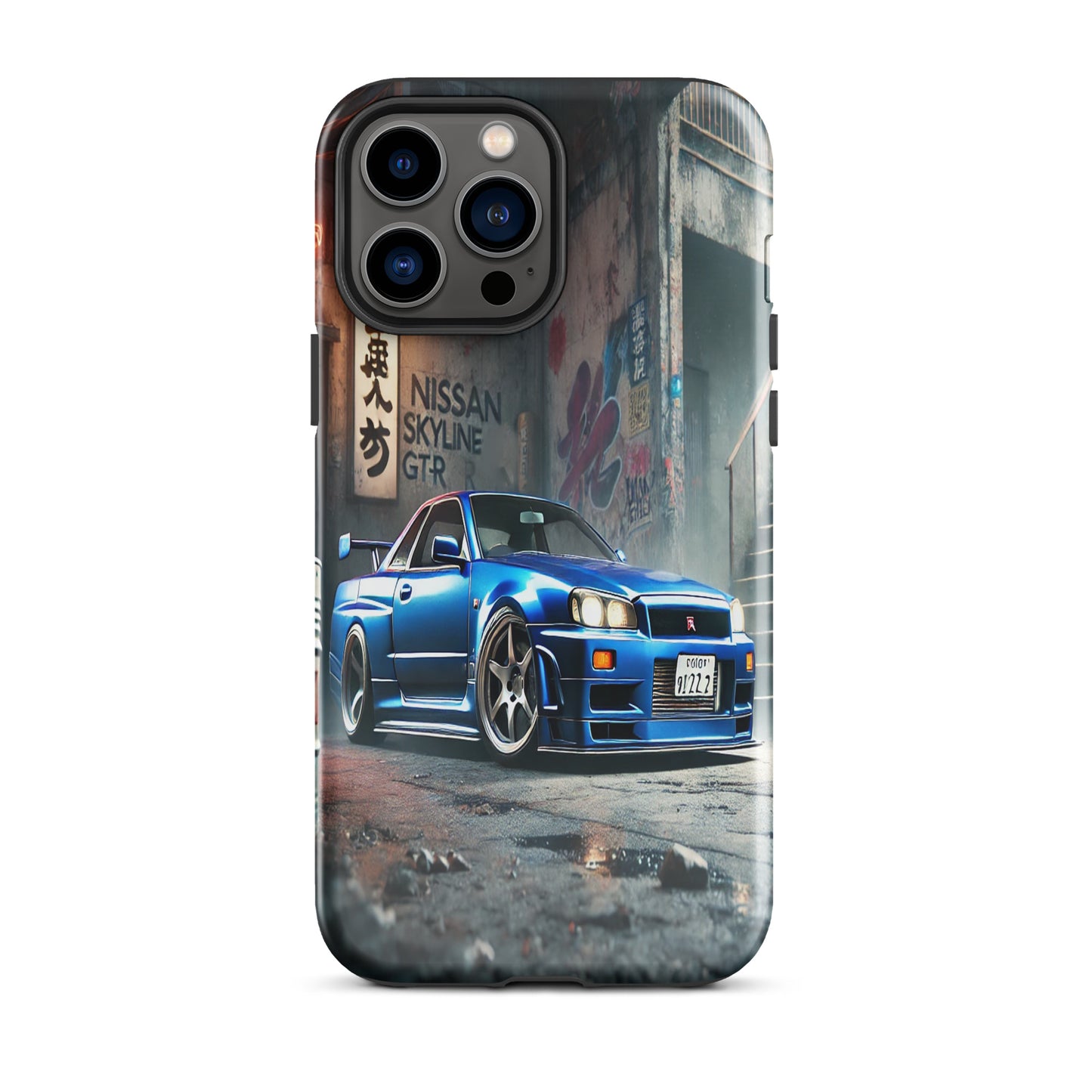 iPhone Dual-Layered Tough Case With Raised Bezel - Nissan Skyline R34 GT-R