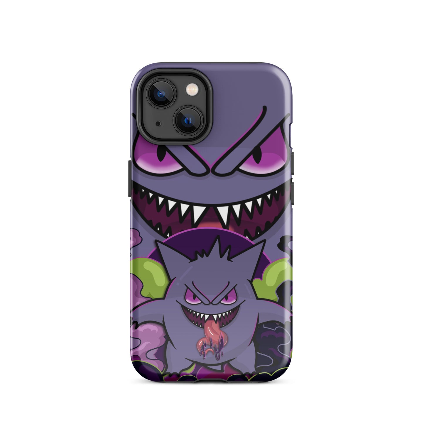 iPhone Dual-Layered Tough Case With Raised Bezel - Gengar EVO