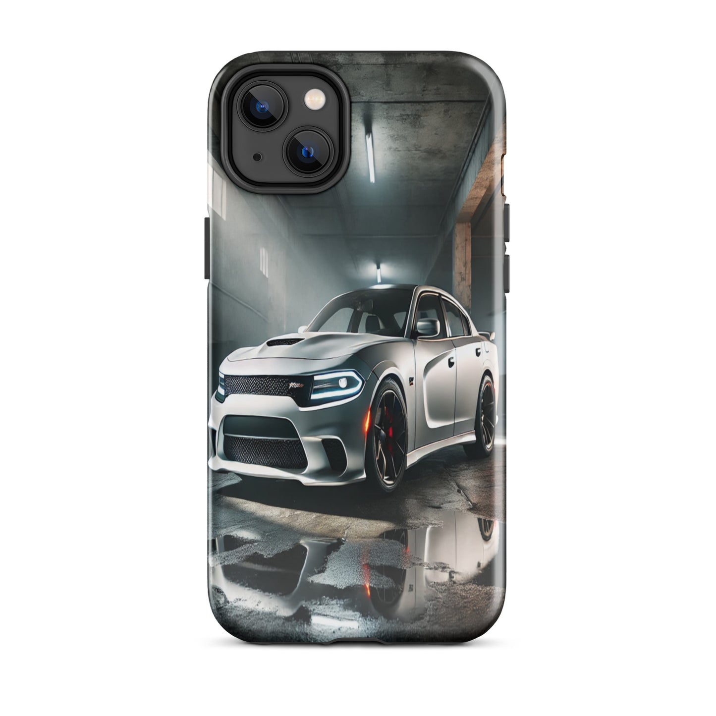 iPhone Dual-Layered Tough Case With Raised Bezel - Dodge Charger Hellcat