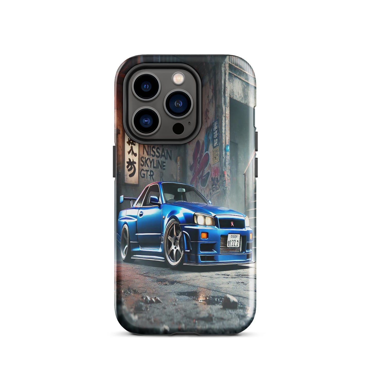 iPhone Dual-Layered Tough Case With Raised Bezel - Nissan Skyline R34 GT-R