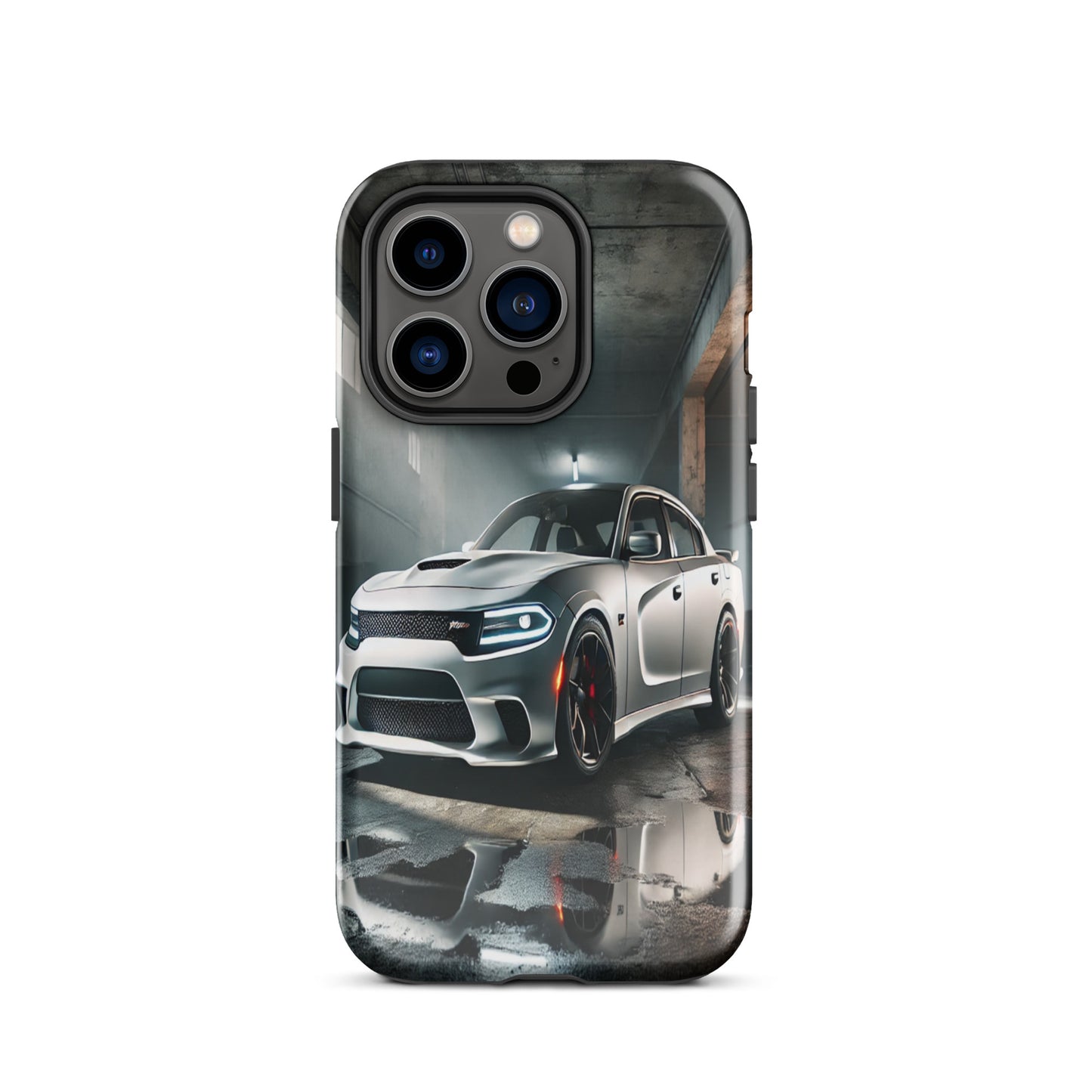 iPhone Dual-Layered Tough Case With Raised Bezel - Dodge Charger Hellcat