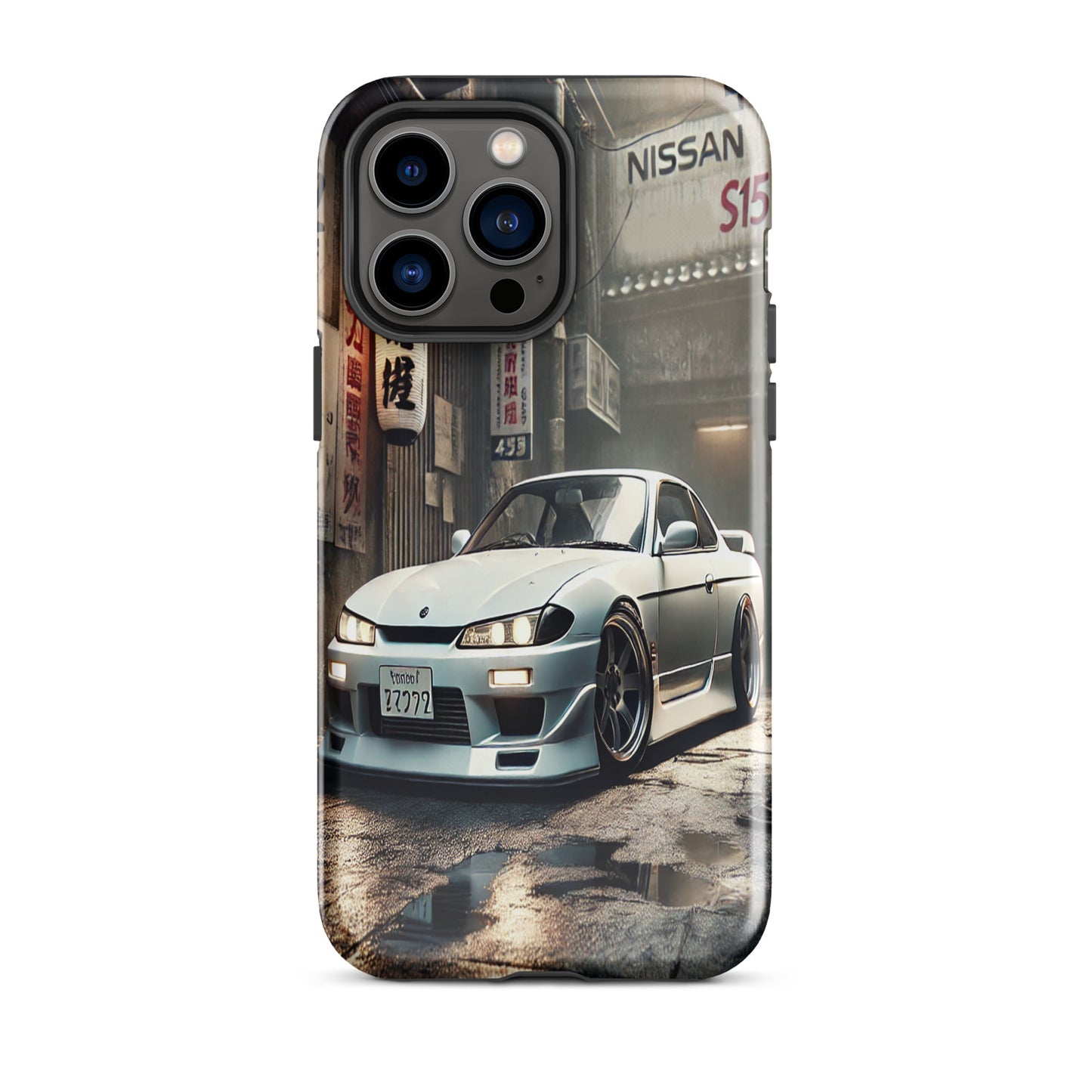 iPhone Dual-Layered Tough Case With Raised Bezel - Nissan Silvia S15