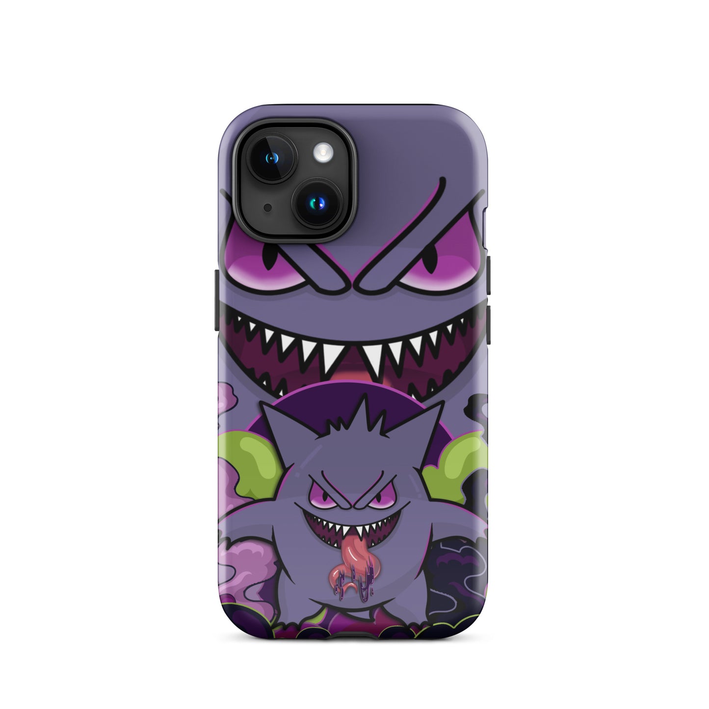 iPhone Dual-Layered Tough Case With Raised Bezel - Gengar EVO