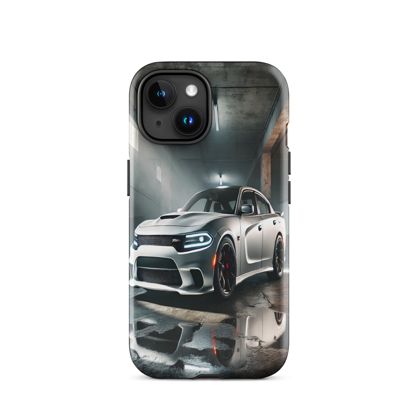 iPhone Dual-Layered Tough Case With Raised Bezel - Dodge Charger Hellcat