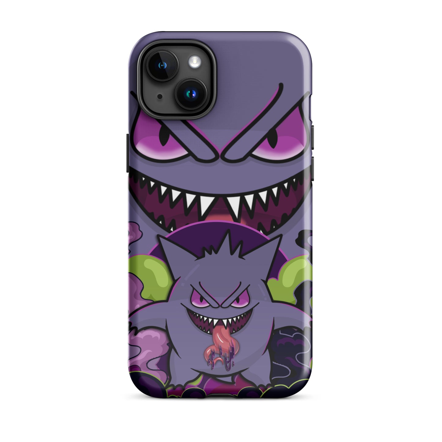 iPhone Dual-Layered Tough Case With Raised Bezel - Gengar EVO