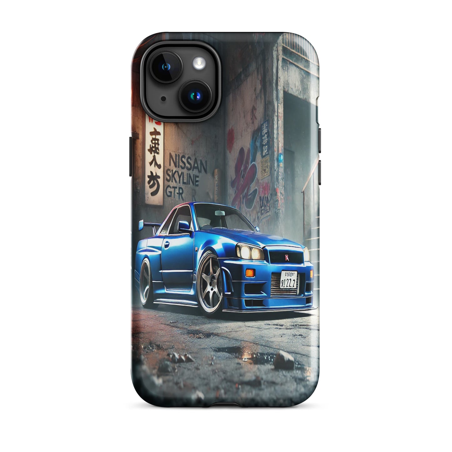 iPhone Dual-Layered Tough Case With Raised Bezel - Nissan Skyline R34 GT-R
