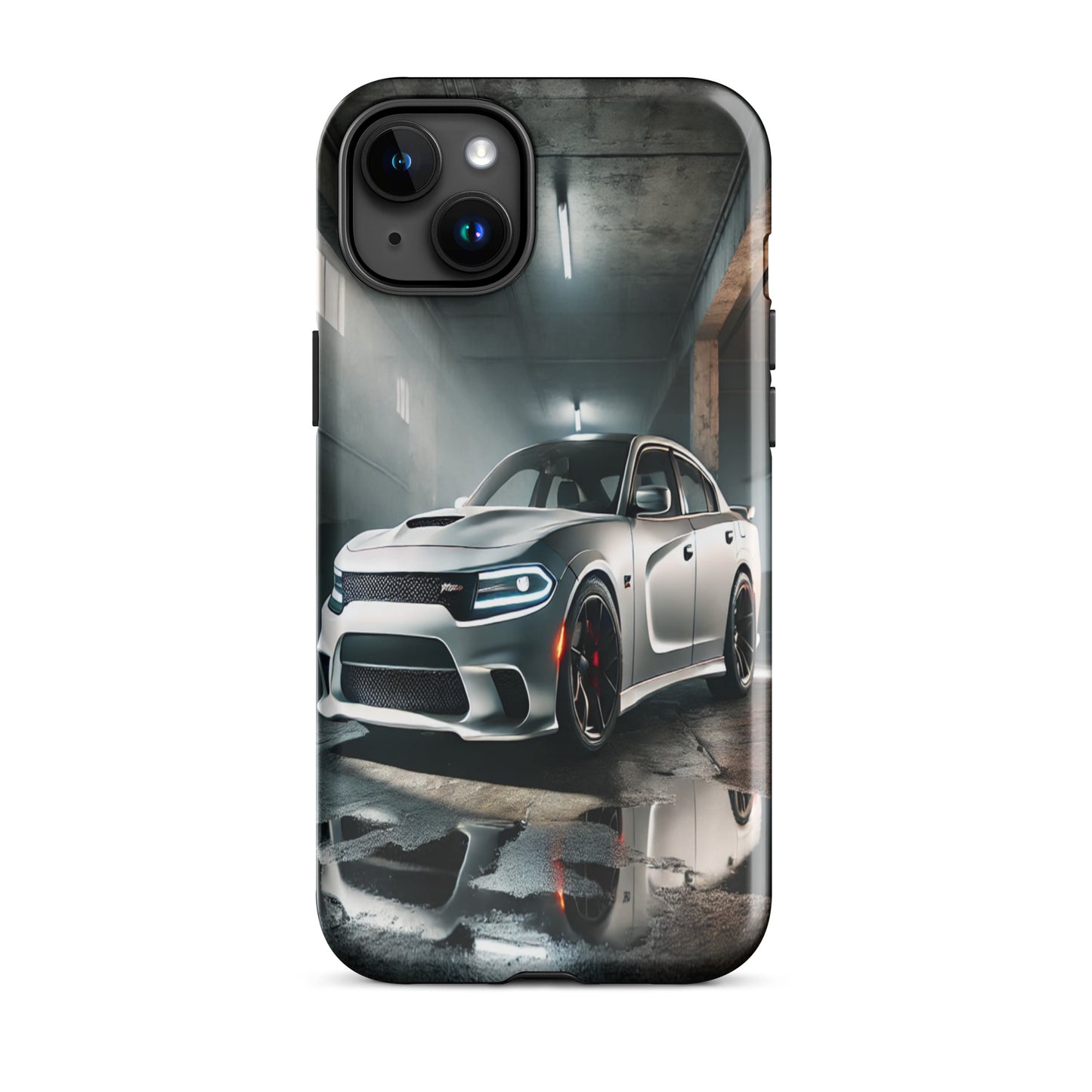 iPhone Dual-Layered Tough Case With Raised Bezel - Dodge Charger Hellcat