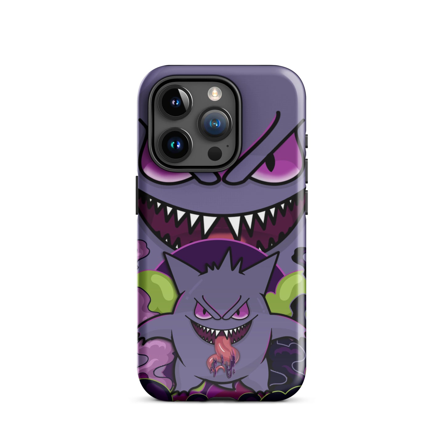 iPhone Dual-Layered Tough Case With Raised Bezel - Gengar EVO
