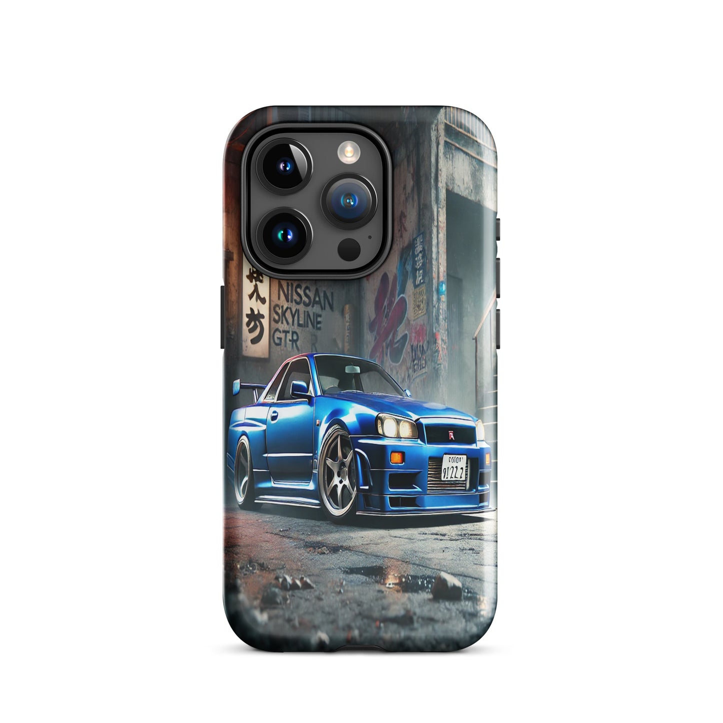iPhone Dual-Layered Tough Case With Raised Bezel - Nissan Skyline R34 GT-R