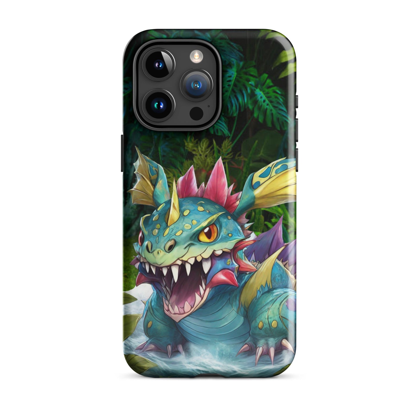 Pokemon-Venusaur-gyarados-iphone-tough-case-for-iphone-15-por-max-back-design