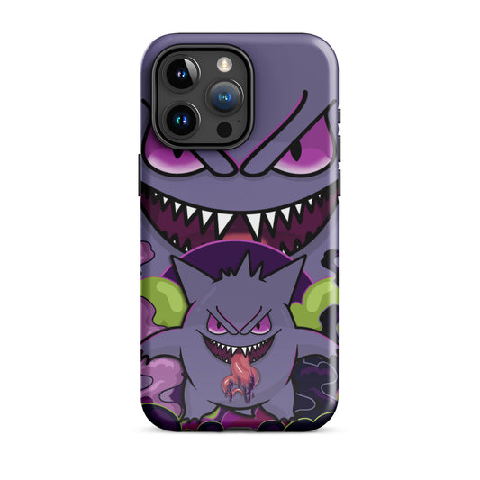 iPhone Dual-Layered Tough Case With Raised Bezel - Gengar EVO