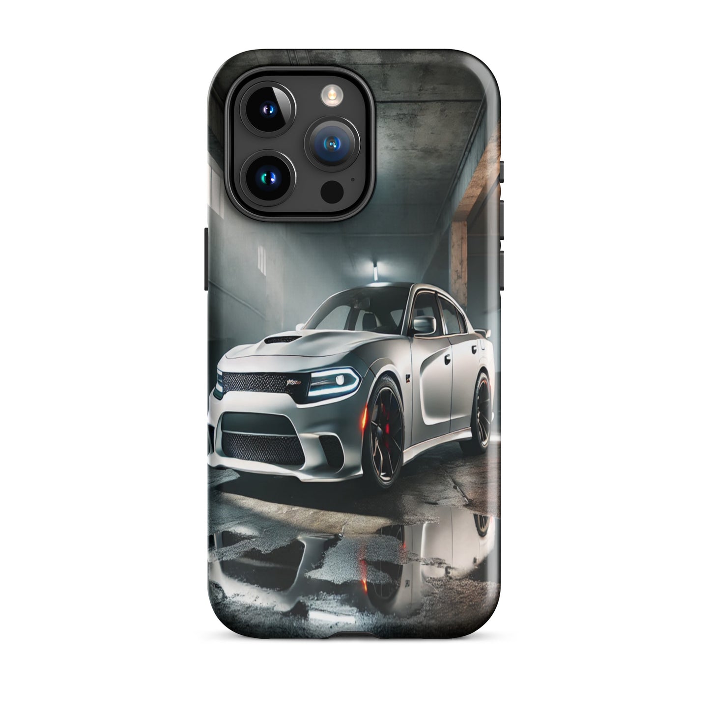 iPhone Dual-Layered Tough Case With Raised Bezel - Dodge Charger Hellcat