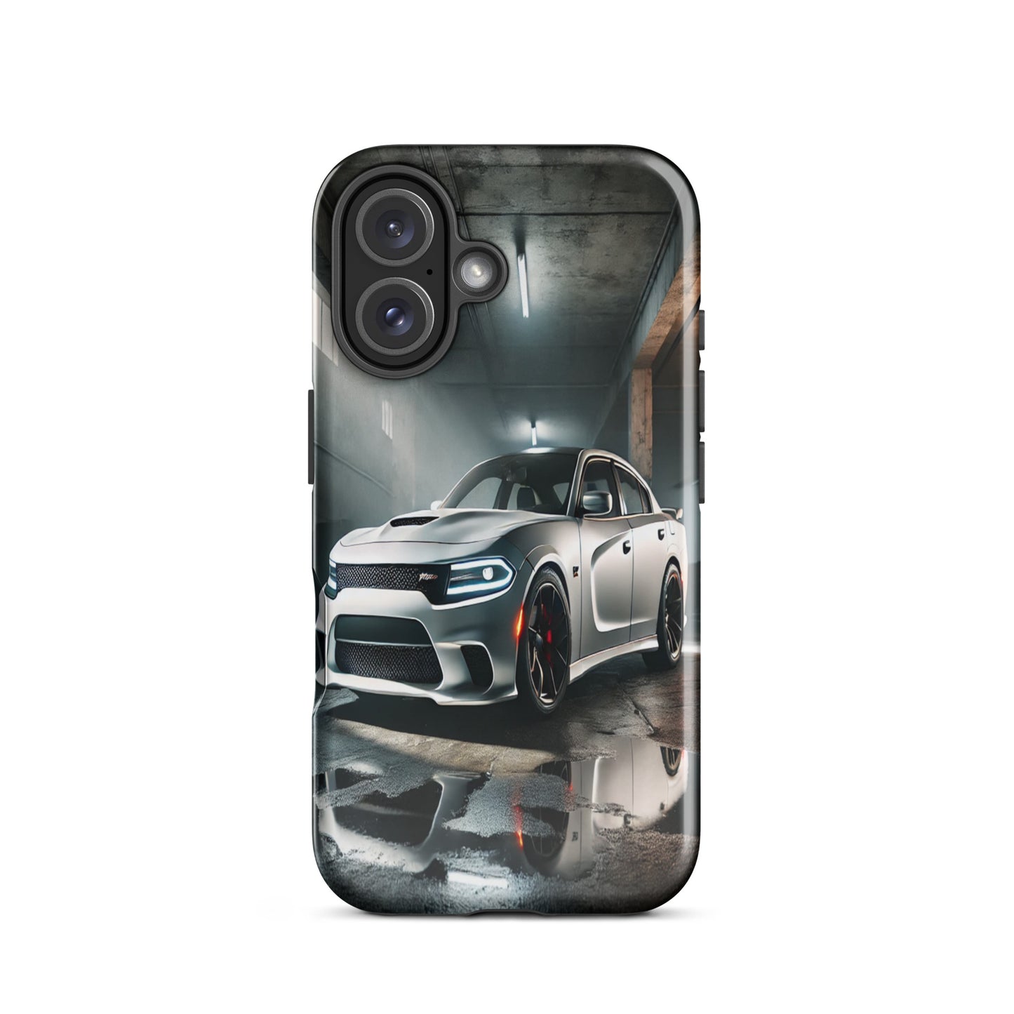 iPhone Dual-Layered Tough Case With Raised Bezel - Dodge Charger Hellcat