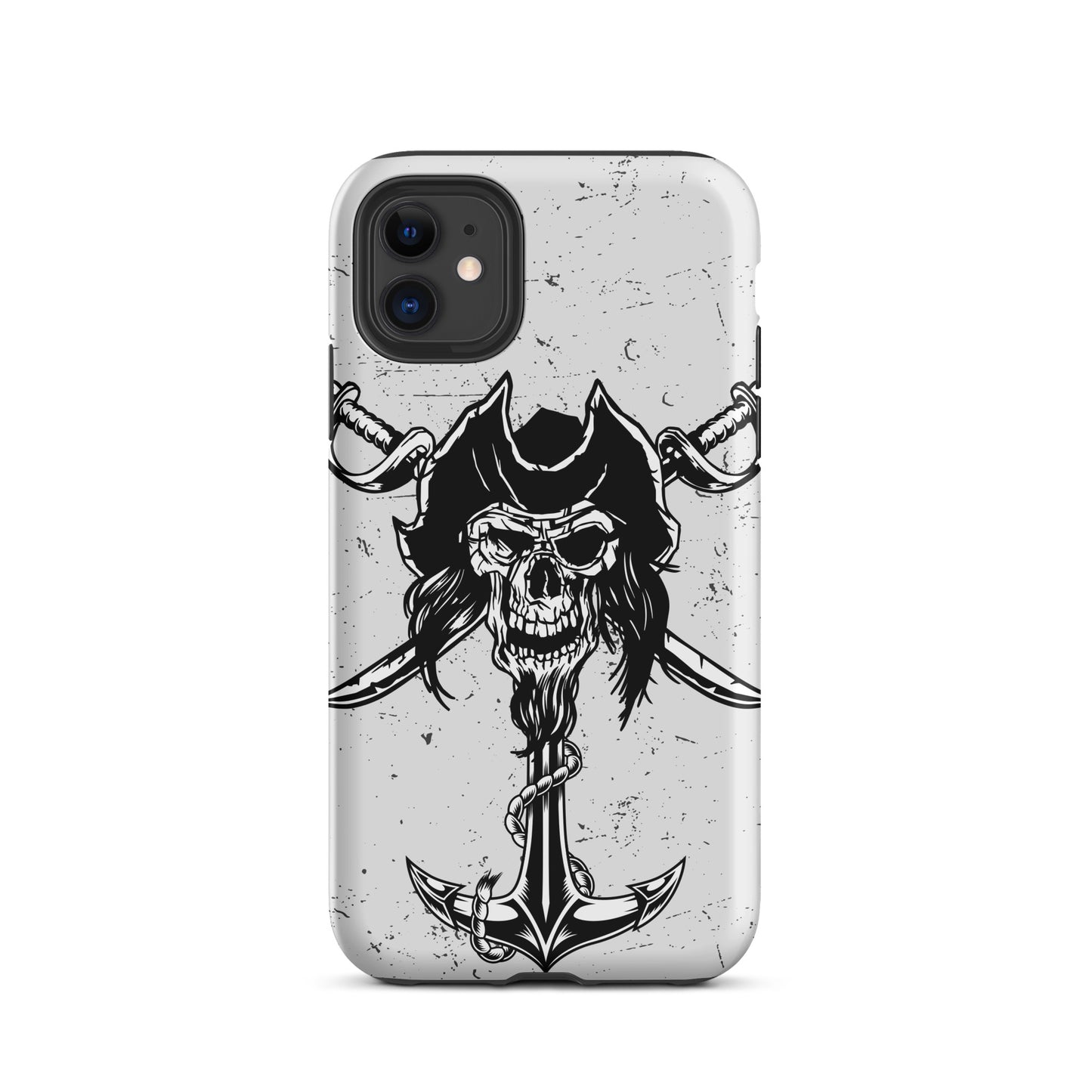 Iphone-11-matte-case-pirate-and-anchor-design